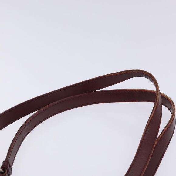 DIOR Trotter Canvas Tote Bag Red Silver - Picture 8 of 12